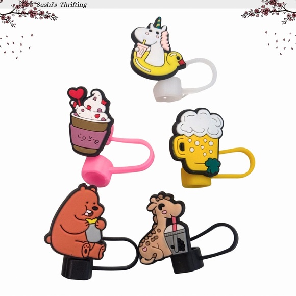 Other - Cuties Straw Topper 5 Pack